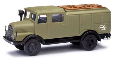Busch H0 95618 ESPEWE: IFA S4000 TLF, Flughafen, Grün -NEU