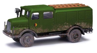 Busch H0 95621 ESPEWE: IFA S4000 TLF, NVA verschmutzt -NEU