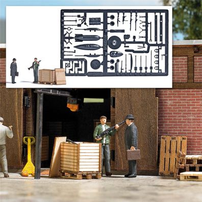 Busch H0 7952 Action Set: Waffenschieber -NEU