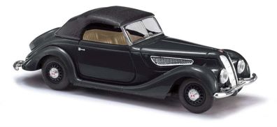 Busch H0 40292 EMW 327 Cabrio, Schwarz geschlossen -NEU