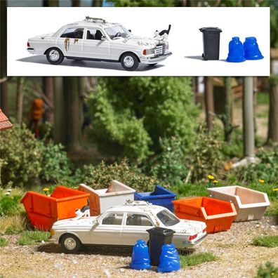 Busch H0 7985 Katzenauto -NEU