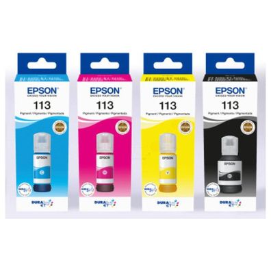 Original Epson Tinte 113 Tintenflasche Multipack SET 4 Stück