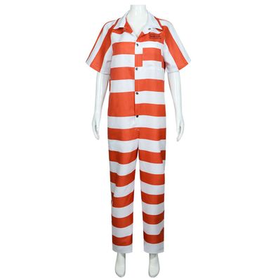 Cosplay Gotham The Penguin Sofia Falcone Hospitae Gefangnisuniform Overall Anzug