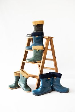 3Kamido GoTherm Gummistiefel mit Naturwollfutter PVC-Gummistiefel für Erwachsene