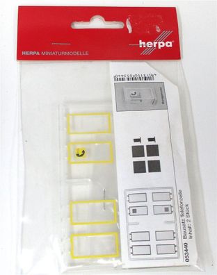 Herpa 1/87 053440 Telefonzellen 2x - OVP (96-11)