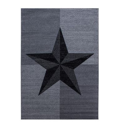 Kurzflor Teppich PLUS Grau