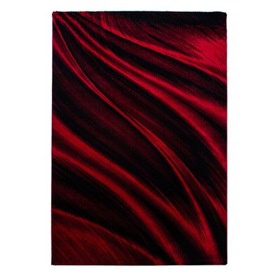 Kurzflor Teppich MIAMI Rot
