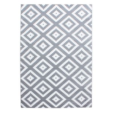 Kurzflor Teppich PLUS Grau