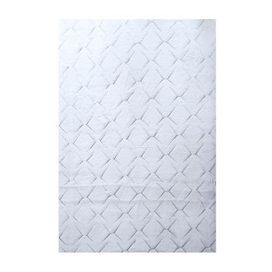 Kurzflor Teppich VISION Silber