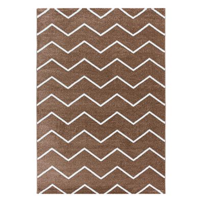 Kurzflor Teppich RIO Kupfer