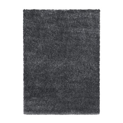 Hochflor Teppich Brilliant Grau