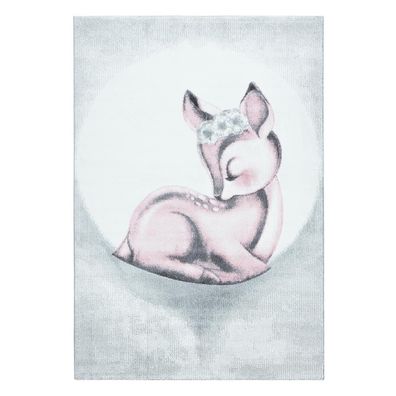 Kinder Teppich BAMBI Pink