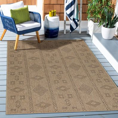 Outdoor Teppich DHAKA Schwarz