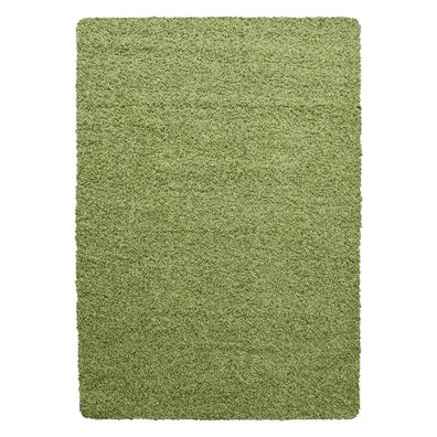 Hochflor Teppich DREAM Grün