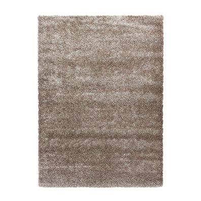 Hochflor Teppich Brilliant Taupe