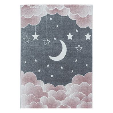 Kinder Teppich FUNNY Pink