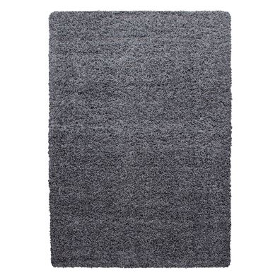 Hochflor Teppich DREAM Grau