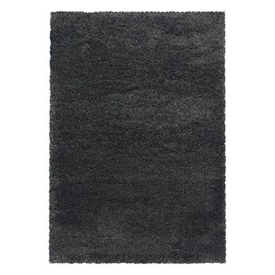 Hochflor Teppich FLUFFY Grau