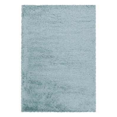 Hochflor Teppich FLUFFY Blau