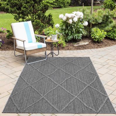 Outdoor Teppich PATARA Grau
