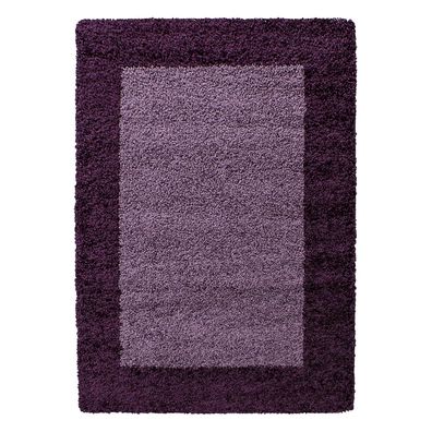 Hochflor Teppich LIFE Violett