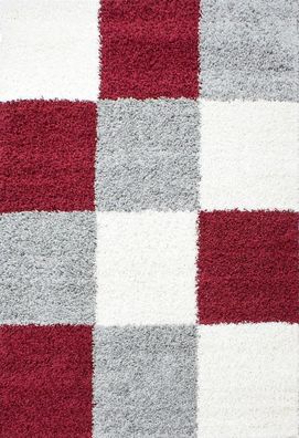 Hochflor Teppich LIFE Rot