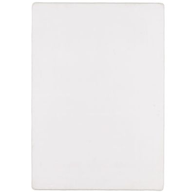 Hochflor Teppich LUXY Weiß