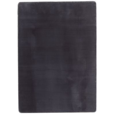 Hochflor Teppich LUXY Grau