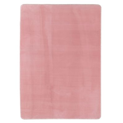 Hochflor Teppich LUXY Rosa