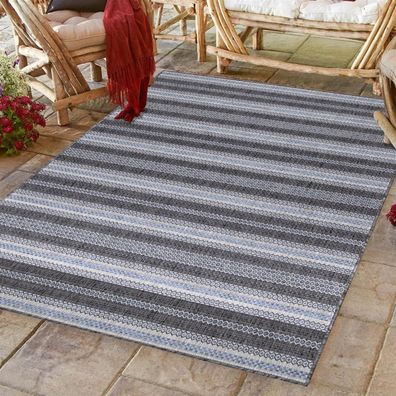 Outdoor Teppich SUNNY Schwarz