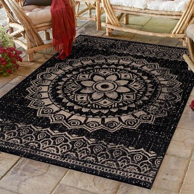 Outdoor Teppich SUNNY Schwarz