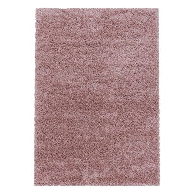 Hochflor Teppich SYDNEY Rosa