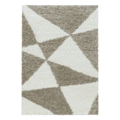 Hochflor Teppich TANGO Beige
