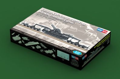 Hobby Boss 1:72 82961 German KARL-Geraet 040/041 on Railway Transport Carrier