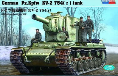 Hobby Boss 1:48 84819 German Pz. Kpfw KV-2 754(r) tank - NEU