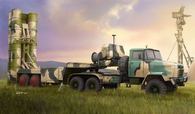 Hobby Boss 1:35 85511 Russian KrAZ-260B Trctor w. 5P85TE TEL S-300PMU
