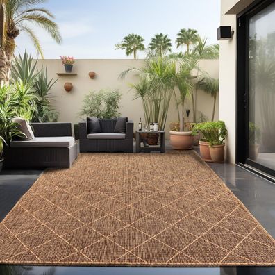 Outdoor Teppich ZAGORA Kupfer