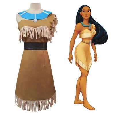 Erwachsene Damen Sexy Pocahontas Indische Prinzessin Halloween Cosplay Kostum