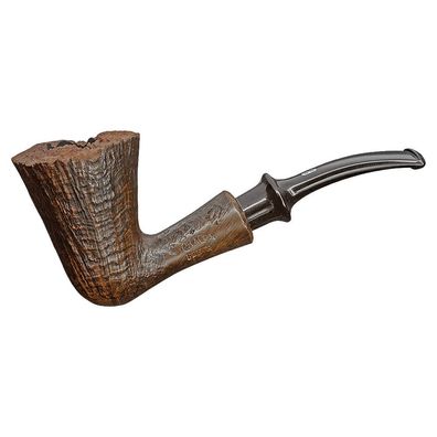 Chacom Pfeife Fleur Sandblast, Brown, 9mm Filter