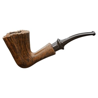 Chacom Pfeife Fleur Contrast, dunkelbraun, glatt, 9mm Filter