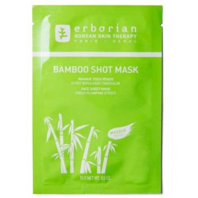 Moisturizing face mask Bamboo Shot Mask (Face Sheet Mask) 15 g