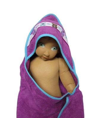 Kapuzenbadetuch Babyhandtuch Motiv Bär