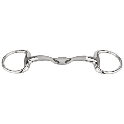 Sprenger Satinox Olivenkopf Unterlegtrense 14 mm doppelt gebrochen Edelstahl