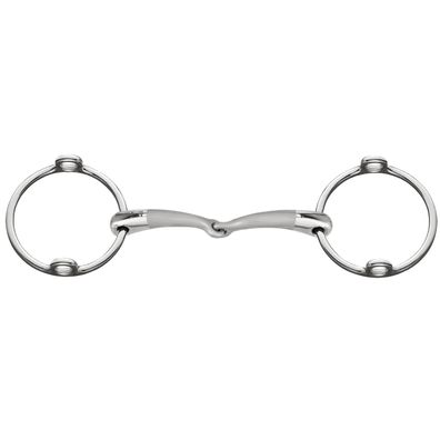 Sprenger Satinox Aufziehtrense 14 mm einfach gebrochen Edelstahl