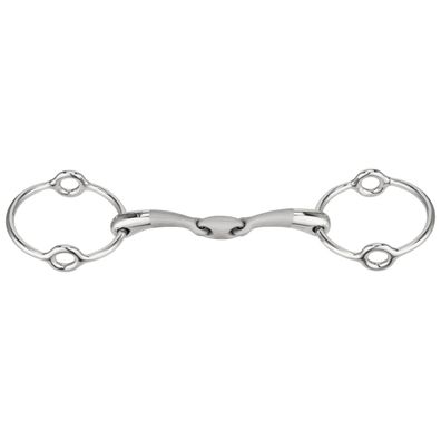 Sprenger Satinox Aufziehtrense 14 mm doppelt gebrochen Edelstahl