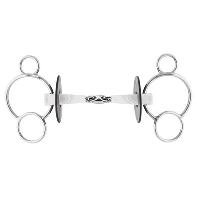 Sprenger Nathe 3Ring Gebiss 18 mm doppelt gebochen Thermoplast