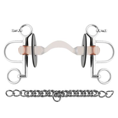 Sprenger Nathe Pelham 20 mm mit harter Stange Zungenfreiheit und kurzen Anzügen