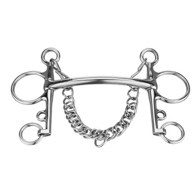 Sprenger Pelham 12 mm gebogene Stange langer Unterzug Edelstahl