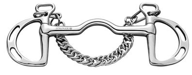 Sprenger Springkandare 16 mm starre Stange mit Zungenfreiheit Edelstahl rostfrei