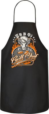 Grillschürze, Kochschürze, Küchenschürze, BBQ Grill Chef, Rahmenlos® 2999